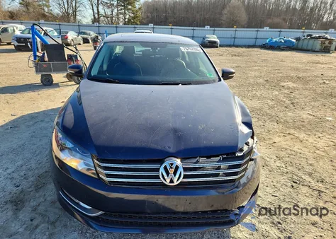 2013 Volkswagen Passat Sel z USA, uszkodzony, nr VIN 1VWCN7A37DC145733